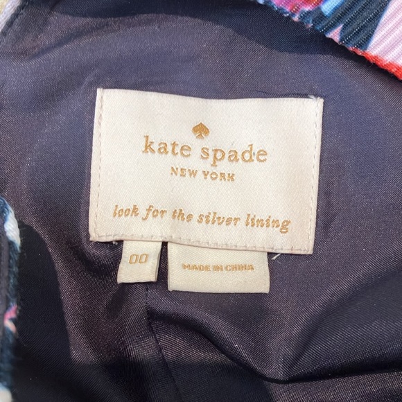 🎊Host Pick🎊Fabulous Kate Spade ♠️ Hazey Floral open V back dress w/back bow - Picture 13 of 16